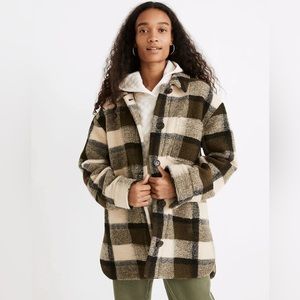 Belrose Shirt-Jacket in Maran Plaid XL